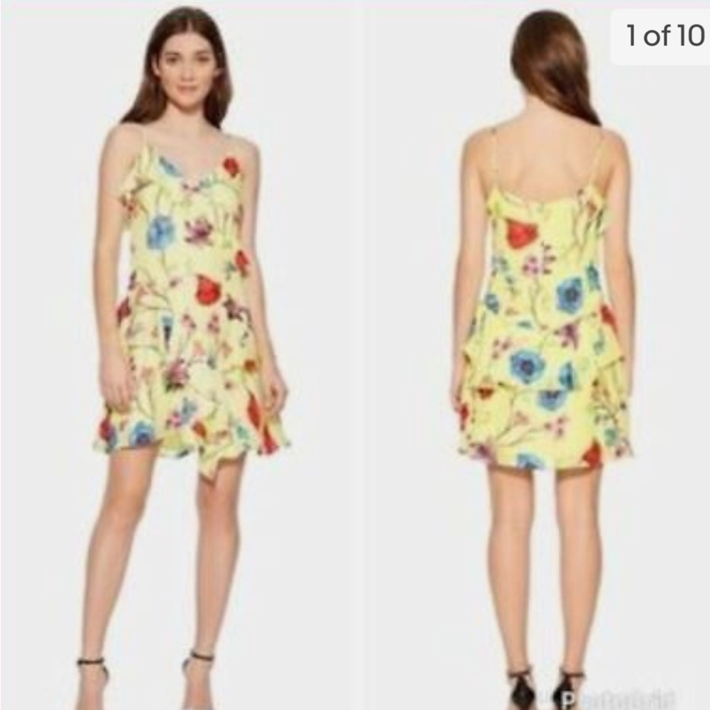NWT. Parker Valencia Lime dress